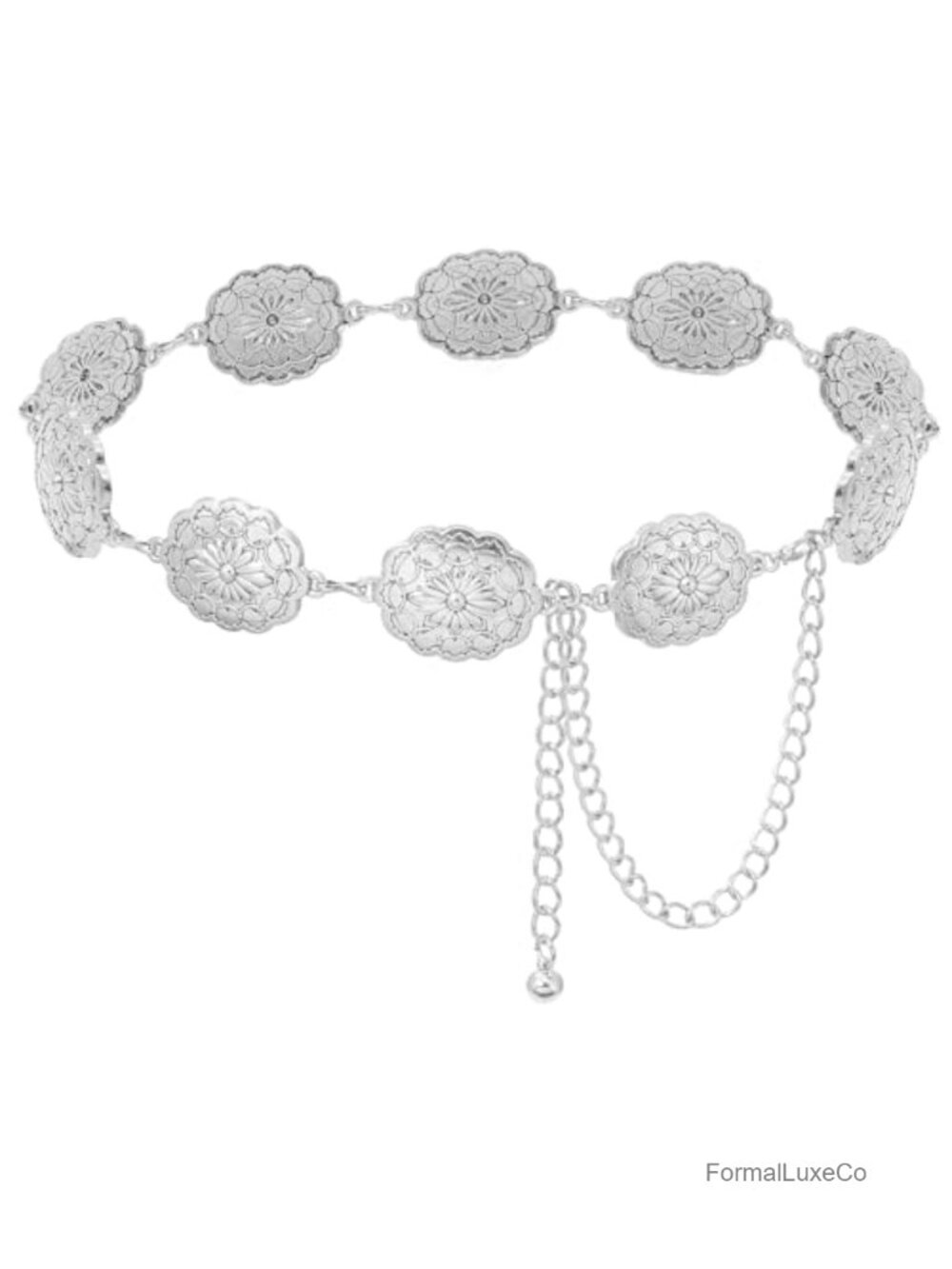 Women's Alloy Adjustable Chain Waist Belt Lobster Clasp Party Accessory